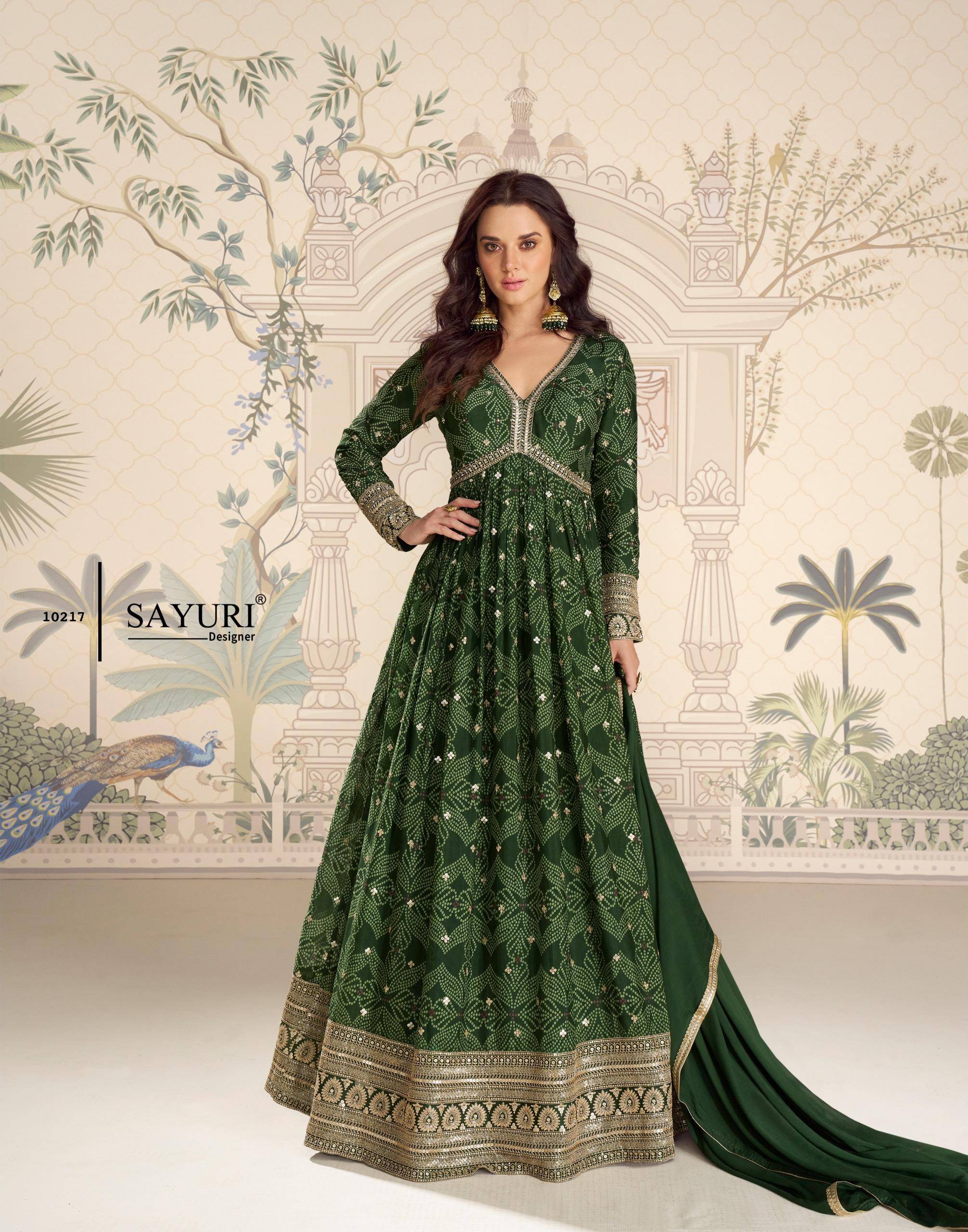 BANDHAN BY SAYURI DESIGNER 10215 To 10217 Series  Beautiful Festive Suits Colorful Stylish Fancy Ethnic Wear CHINON Silk Dresses At Wholesale Price